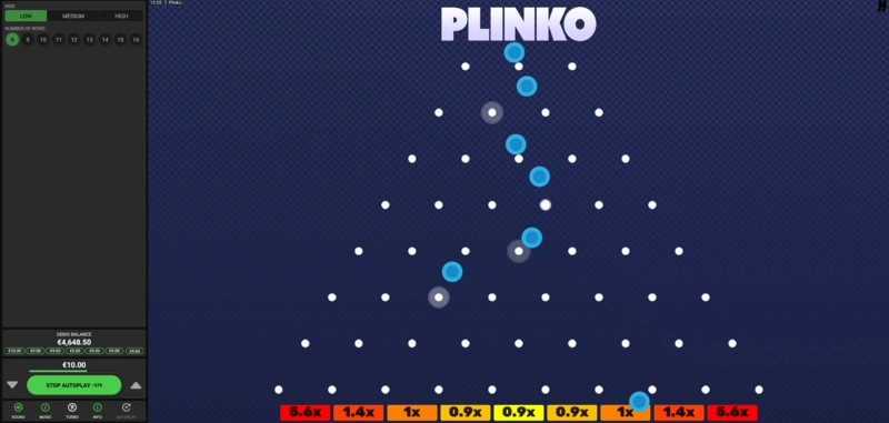 Plinko slot demo